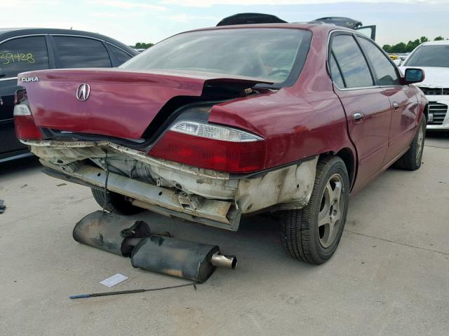 19UUA56663A021037 - 2003 ACURA 3.2TL MAROON photo 4