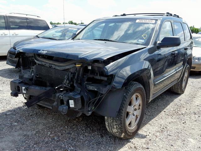 1J8GS48K99C516836 - 2009 JEEP GRAND CHER BLACK photo 2