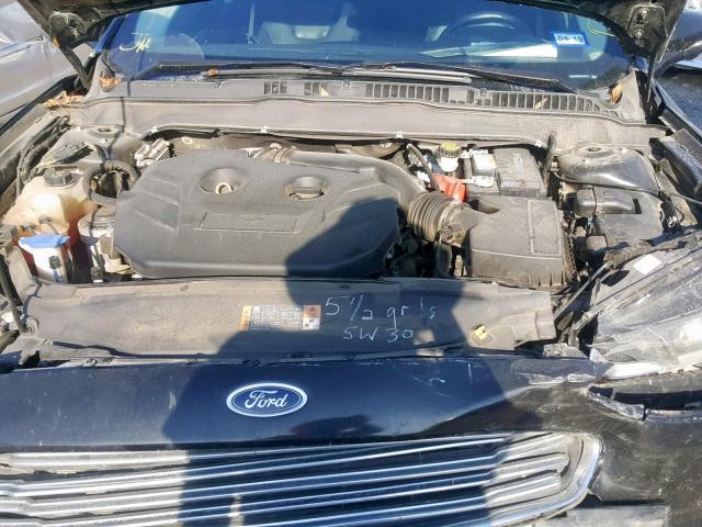 3FA6P0K94FR169471 - 2015 FORD FUSION TIT BLACK photo 7