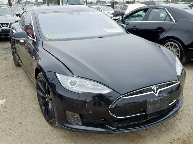 5YJSA1S11FF098712 - 2015 TESLA MODEL S 70 BLACK photo 1