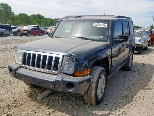 1J8HG48P47C578675 - 2007 JEEP COMMANDER BLUE photo 2