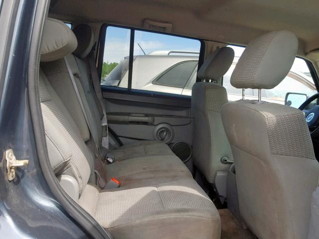 1J8HG48P47C578675 - 2007 JEEP COMMANDER BLUE photo 6