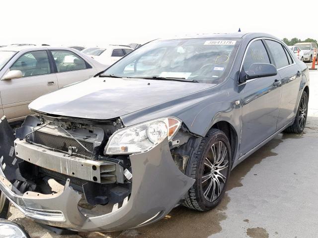 1G1ZH57B584205668 - 2008 CHEVROLET MALIBU 1LT GRAY photo 2