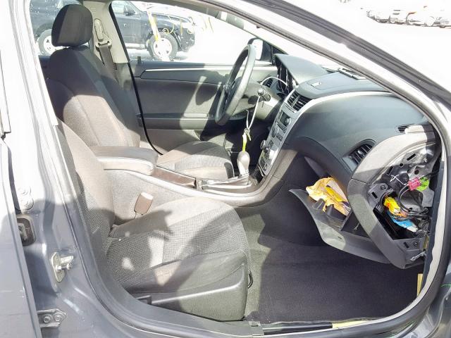 1G1ZH57B584205668 - 2008 CHEVROLET MALIBU 1LT GRAY photo 5