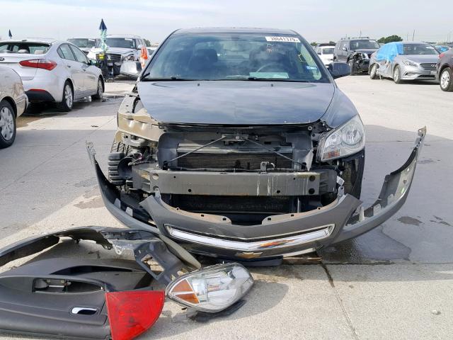 1G1ZH57B584205668 - 2008 CHEVROLET MALIBU 1LT GRAY photo 9