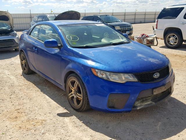 KNAFU6A29D5688085 - 2013 KIA FORTE EX BLUE photo 1