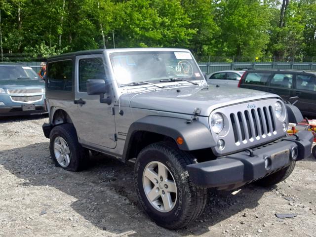 1C4AJWAG7FL511020 - 2015 JEEP WRANGLER S SILVER photo 1