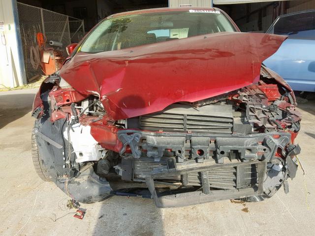 1FADP3N25EL196554 - 2014 FORD FOCUS TITA RED photo 9