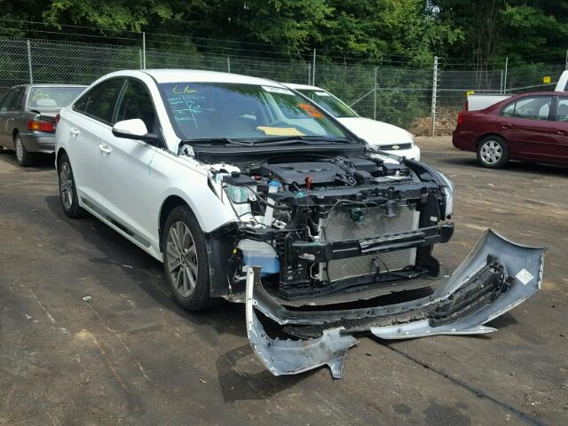 5NPE34AFXHH460028 - 2017 HYUNDAI SONATA SPO WHITE photo 1