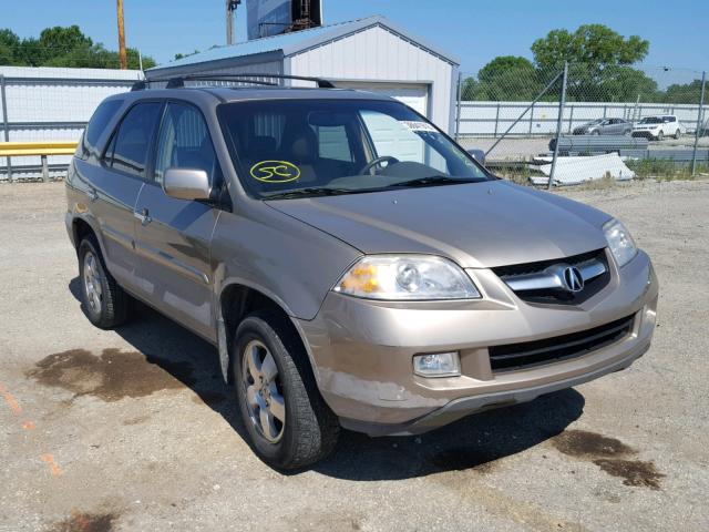 2HNYD18265H546348 - 2005 ACURA MDX TAN photo 1