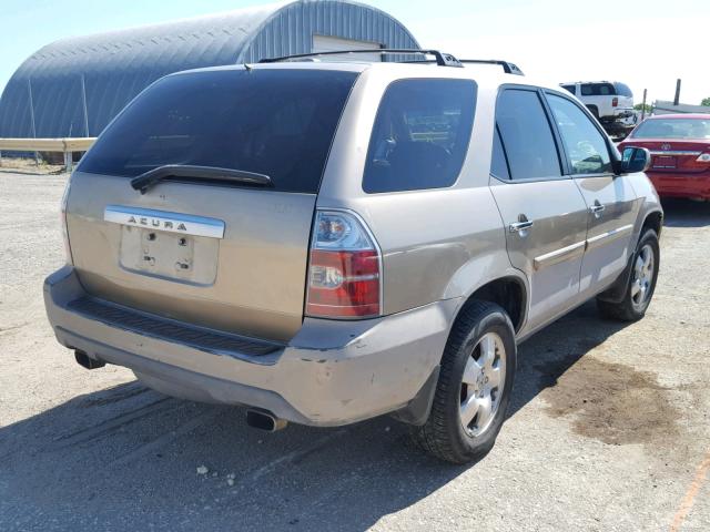 2HNYD18265H546348 - 2005 ACURA MDX TAN photo 4