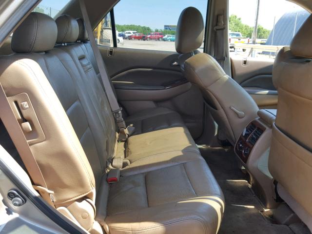 2HNYD18265H546348 - 2005 ACURA MDX TAN photo 6