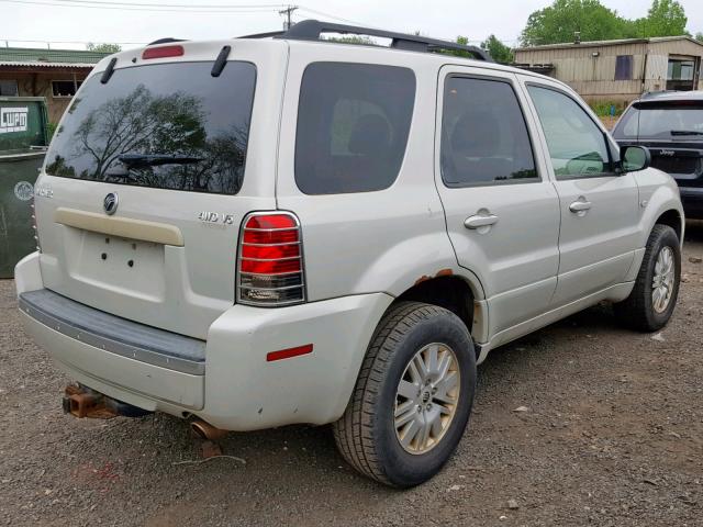 4M2YU91177KJ04240 - 2007 MERCURY MARINER LU BLACK photo 4