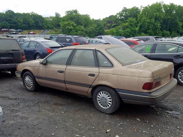 1FACP50U1MA251074 - 1991 FORD TAURUS L BROWN photo 9