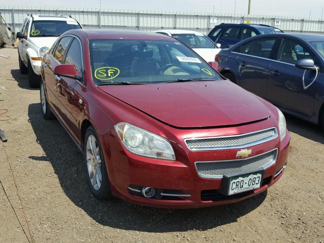 1G1ZK57768F241063 - 2008 CHEVROLET MALIBU LTZ მუქწითელი ფოტო 1