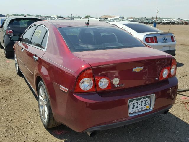 1G1ZK57768F241063 - 2008 CHEVROLET MALIBU LTZ მუქწითელი ფოტო 3
