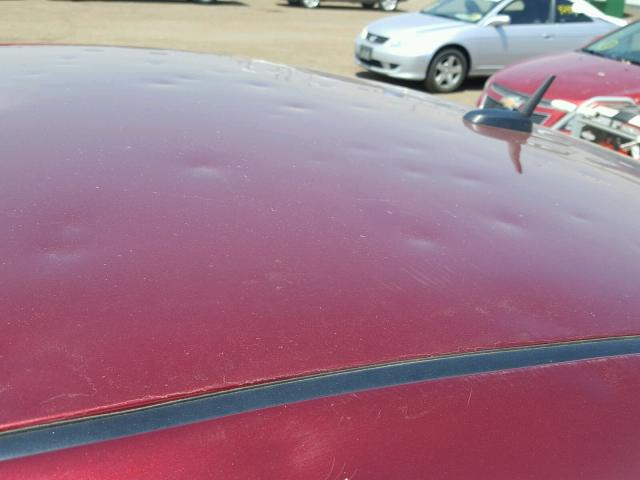 1G1ZK57768F241063 - 2008 CHEVROLET MALIBU LTZ მუქწითელი ფოტო 9