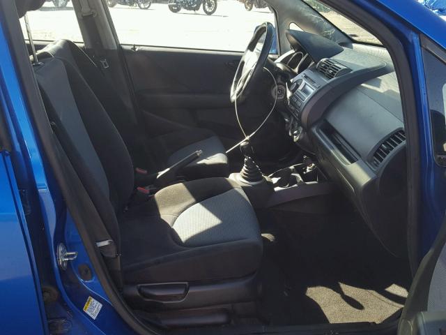 JHMGD37617S063975 - 2007 HONDA FIT S 蓝色 照片 5