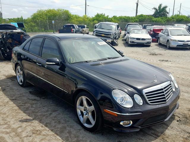 WDBUF56X97B032573 - 2007 MERCEDES-BENZ E 350 BLACK photo 1