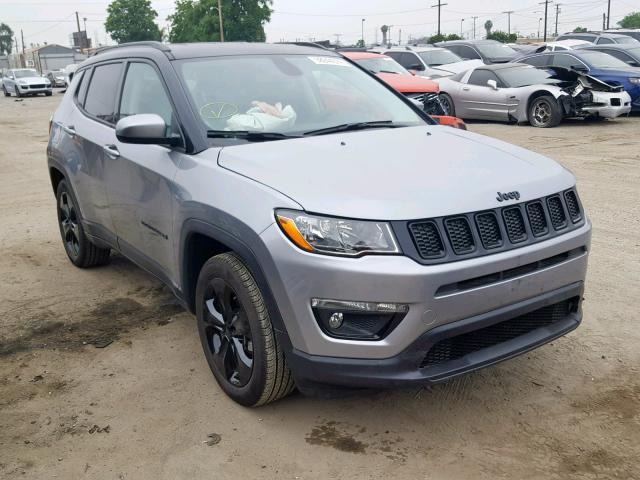 3C4NJCBB4KT649566 - 2019 JEEP COMPASS LA SILVER photo 1