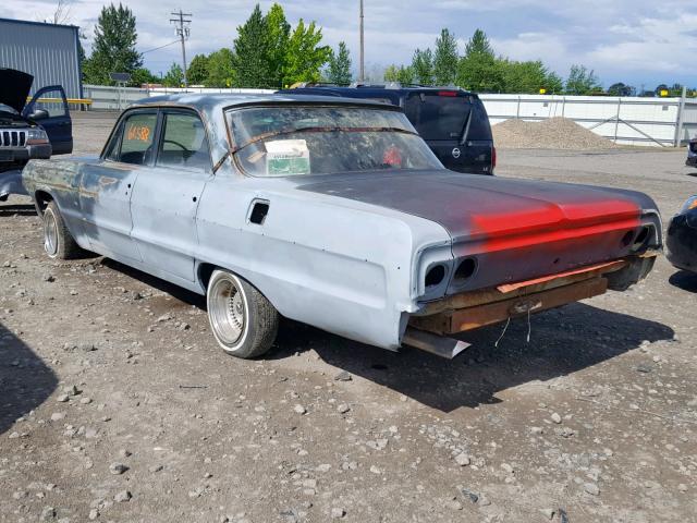 41569L160238 - 1964 CHEVROLET BEL AIRE TWO TONE photo 3