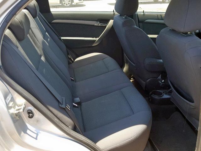 KL1TD56688B181012 - 2008 CHEVROLET AVEO BASE Gümüş foto 6