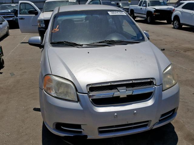 KL1TD56688B181012 - 2008 CHEVROLET AVEO BASE Gümüş foto 9