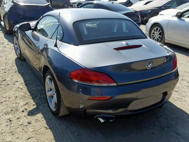 WBALL5C54GJ997899 - 2016 BMW Z4 SDRIVE2 GRAY photo 3