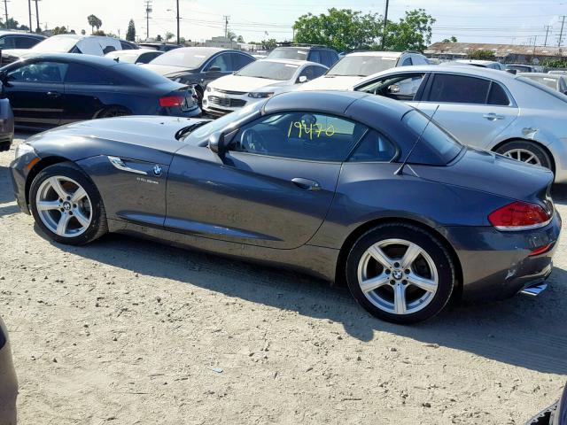 WBALL5C54GJ997899 - 2016 BMW Z4 SDRIVE2 GRAY photo 9