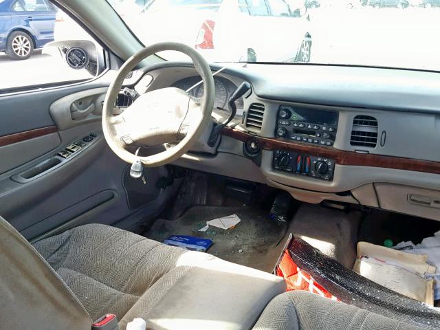 2G1WF52E839429680 - 2003 CHEVROLET IMPALA SILVER photo 9