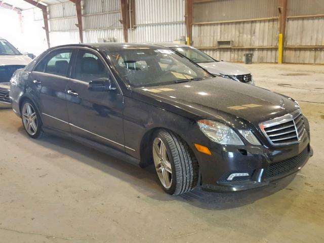 WDDHF7CB6BA262468 - 2011 MERCEDES-BENZ E 550 BLACK photo 1