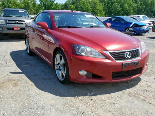 JTHFF2C21C2524279 - 2012 LEXUS IS 250 RED photo 1