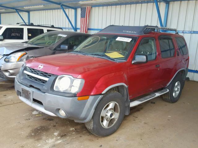 5N1ED28YX3C683033 - 2003 NISSAN XTERRA XE BURGUNDY photo 2