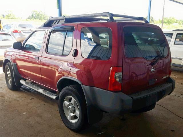 5N1ED28YX3C683033 - 2003 NISSAN XTERRA XE BURGUNDY photo 3