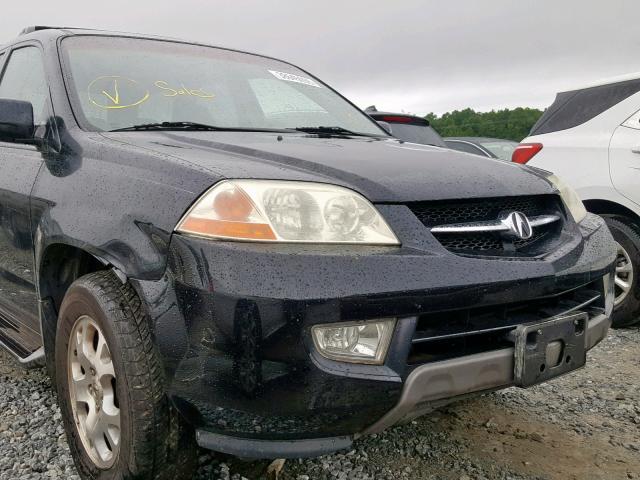 2HNYD18642H543821 - 2002 ACURA MDX TOURIN BLACK photo 9