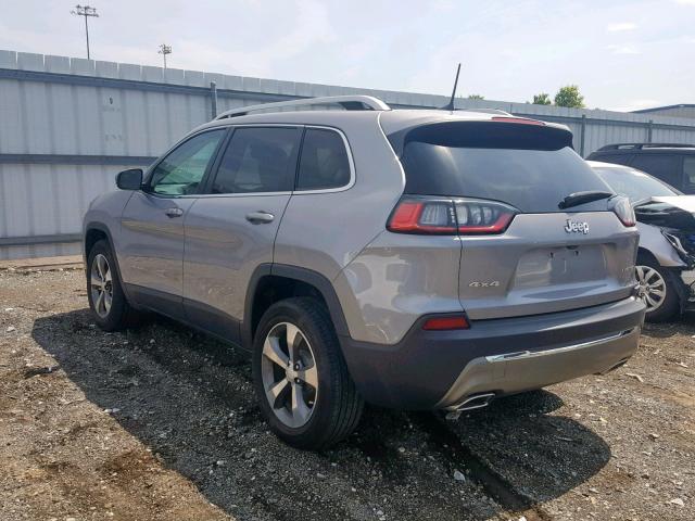 1C4PJMDN4KD131940 - 2019 JEEP CHEROKEE L SILVER photo 3