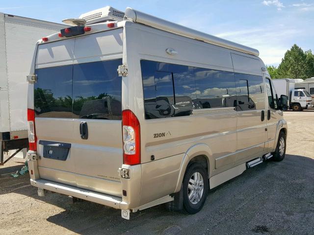 3C6URVJG5HE533715 - 2017 RAM PROMASTER 金色 照片 4