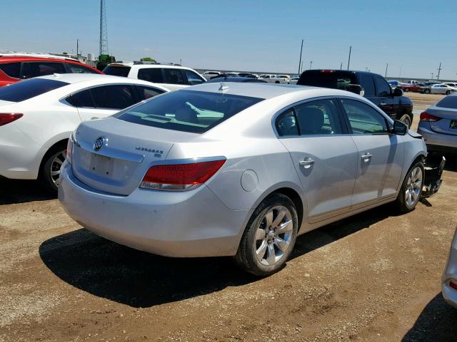 1G4GC5EG4AF275812 - 2010 BUICK LACROSSE C SILVER photo 4