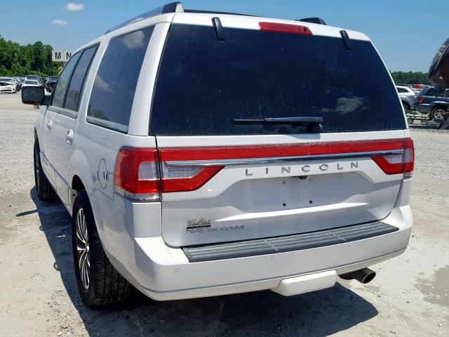 5LMJJ2HT3HEL08315 - 2017 LINCOLN NAVIGATOR 白色 照片 3