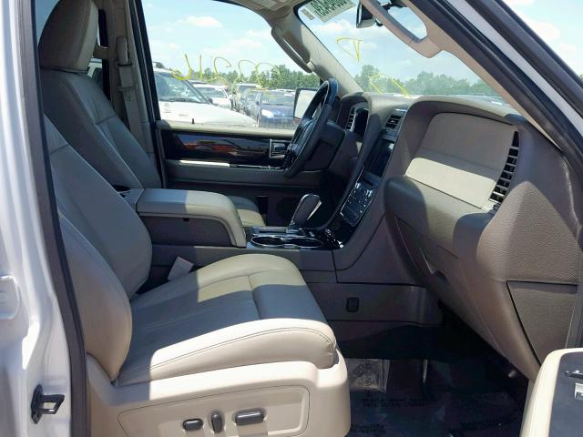 5LMJJ2HT3HEL08315 - 2017 LINCOLN NAVIGATOR 白色 照片 5