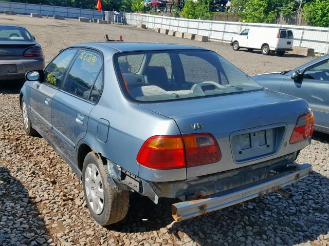 2HGEJ6611YH574587 - 2000 HONDA CIVIC BASE Mavi foto 3
