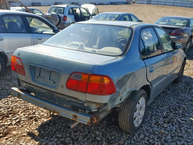 2HGEJ6611YH574587 - 2000 HONDA CIVIC BASE Mavi foto 4