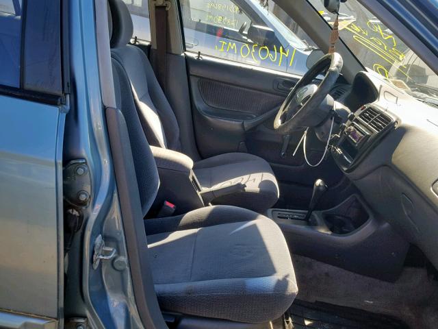 2HGEJ6611YH574587 - 2000 HONDA CIVIC BASE Mavi foto 5