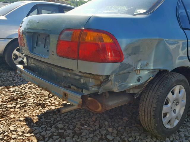 2HGEJ6611YH574587 - 2000 HONDA CIVIC BASE Mavi foto 9