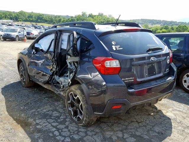 JF2GPAKC7E8343356 - 2014 SUBARU XV CROSSTR GRAY photo 3