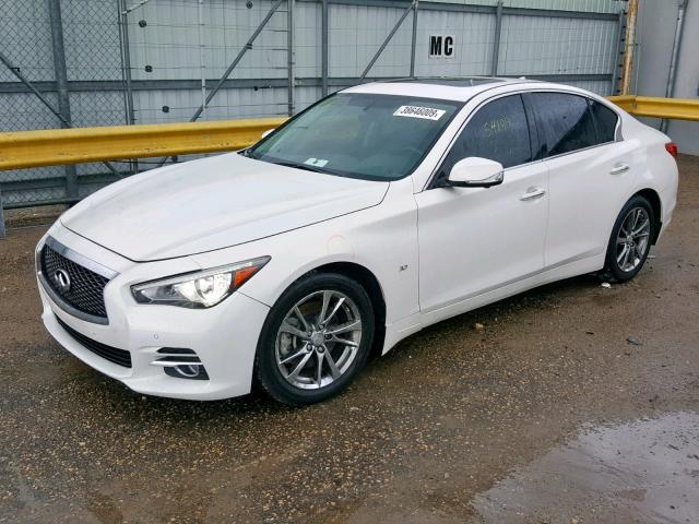 JN1BV7AP9FM349337 - 2015 INFINITI Q50 BASE WHITE photo 2