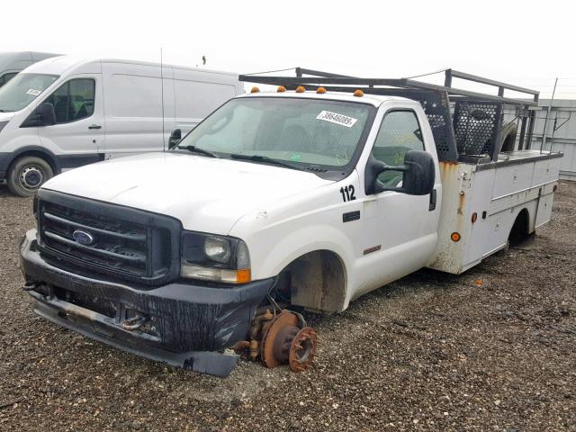 1FDAF56P44ED36307 - 2004 FORD F550 SUPER WHITE photo 2