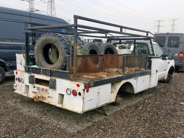 1FDAF56P44ED36307 - 2004 FORD F550 SUPER WHITE photo 4