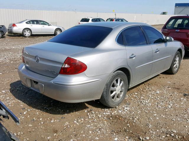 2G4WD582371216386 - 2007 BUICK LACROSSE C SILVER photo 4