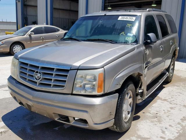 1GYEK63N32R143835 - 2002 CADILLAC ESCALADE L GRAY photo 2